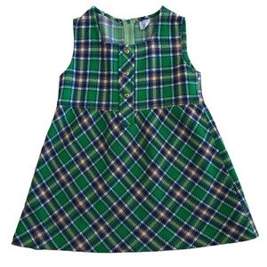 Vintage Alyssa brand plaid jumper